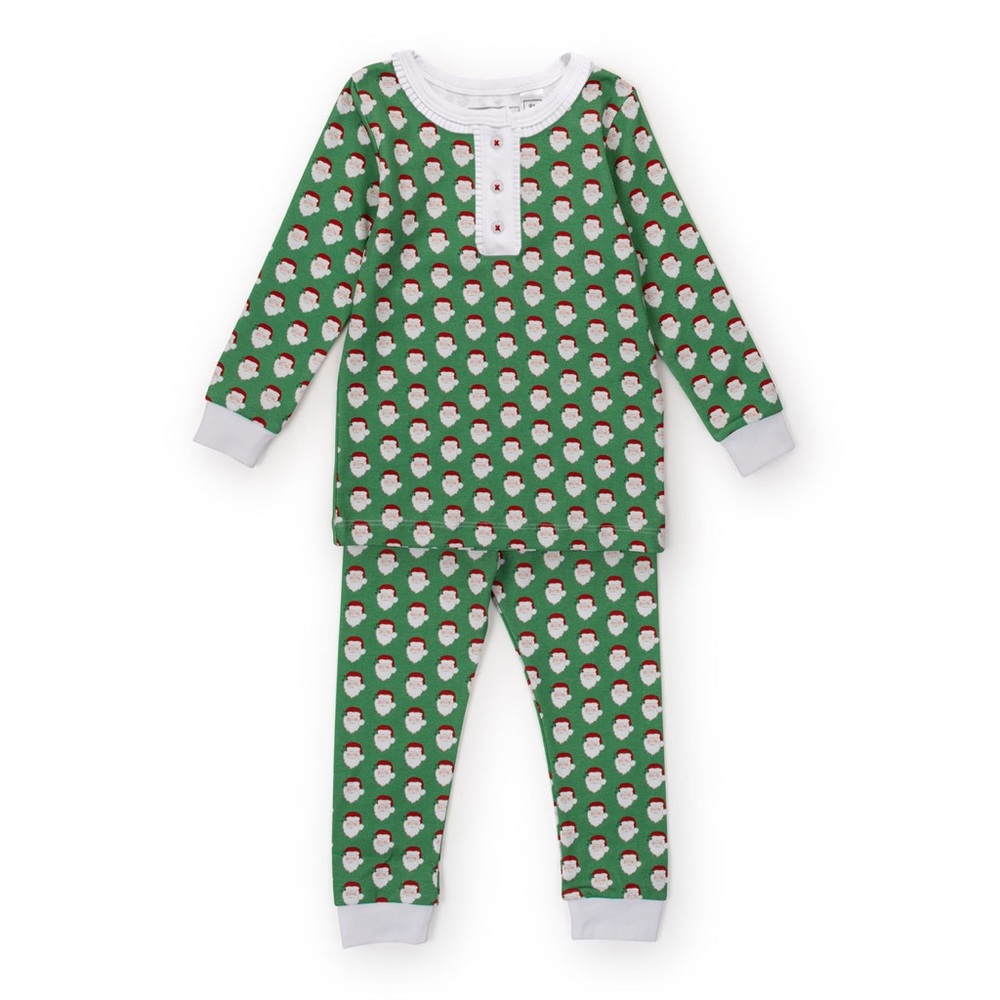 NWT size 12-18m Lila + Hayes Santa Pajamas